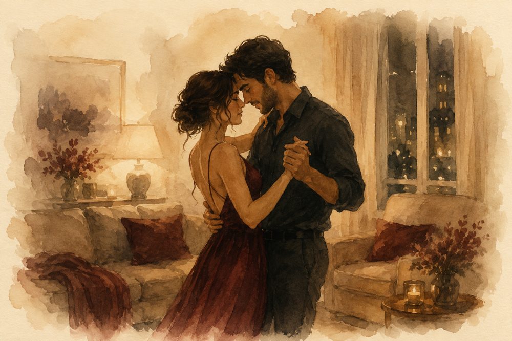 Dancing in the kitchen